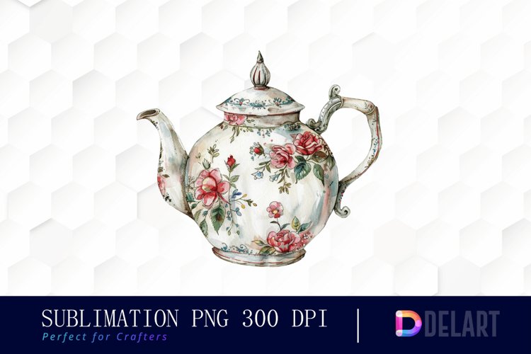 Teapot Clipart Image 21