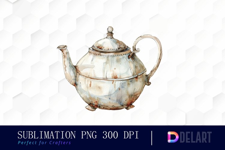 Teapot Clipart Image 9