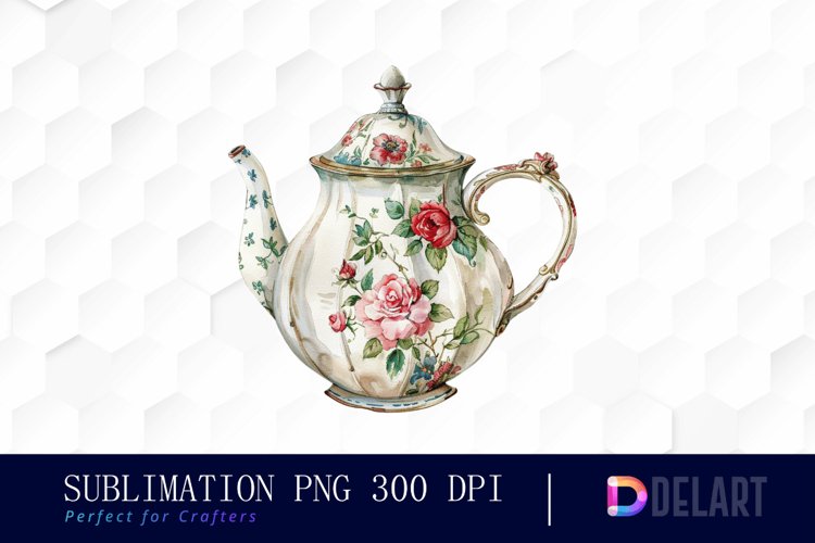 Teapot Clipart Image 4