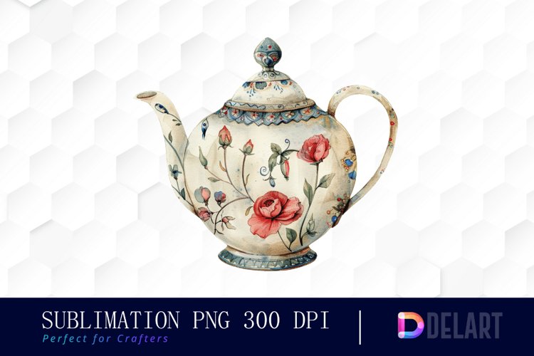 Teapot Clipart Image 7