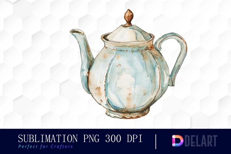 Teapot Clipart Image 19