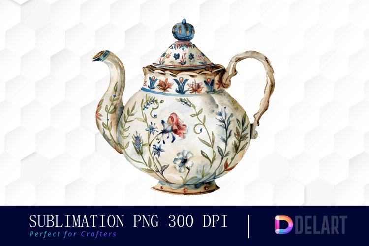 Teapot Clipart Image 21