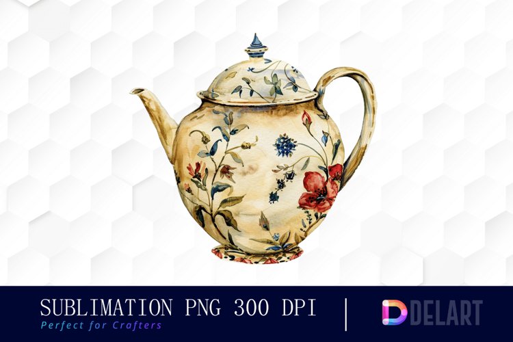 Teapot Clipart Image 10