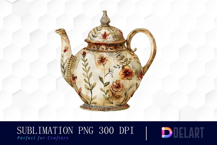 Teapot Clipart Image 11