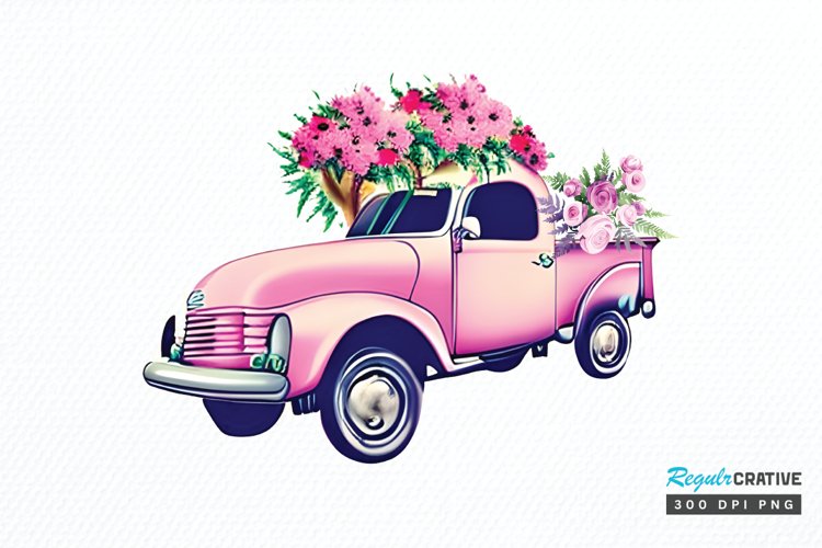 Vintage Truck Clipart Image 18