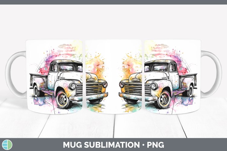 Vintage Truck Clipart Image 23