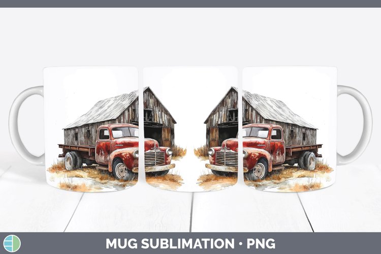 Vintage Truck Clipart Image 6