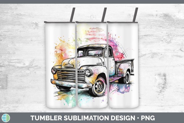 Vintage Truck Clipart Image 14