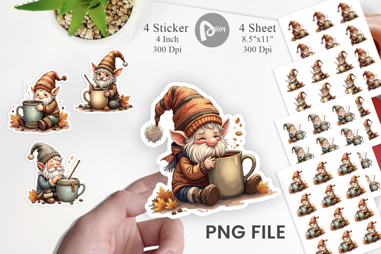Water Gnome Sticker