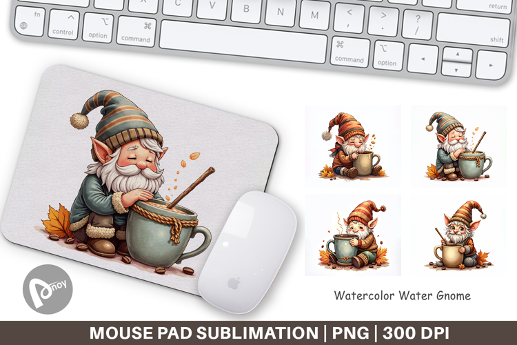 Water Gnome Mouse Pad