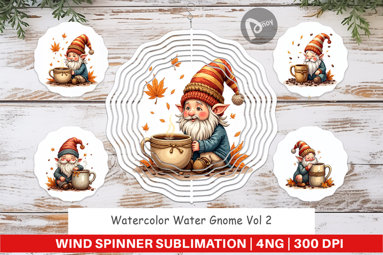 Water Gnome Wind Spinner