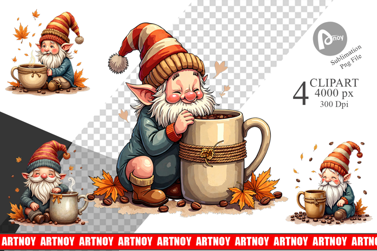 Water Gnome Clipart