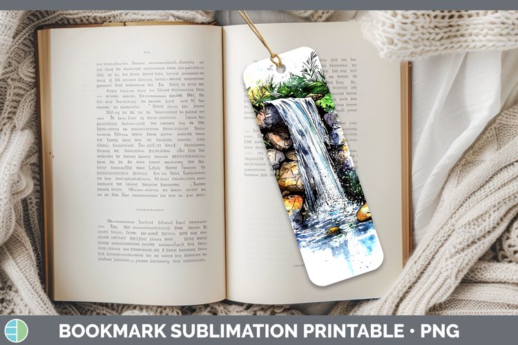 GorgeousWatercolor Bookmark design.