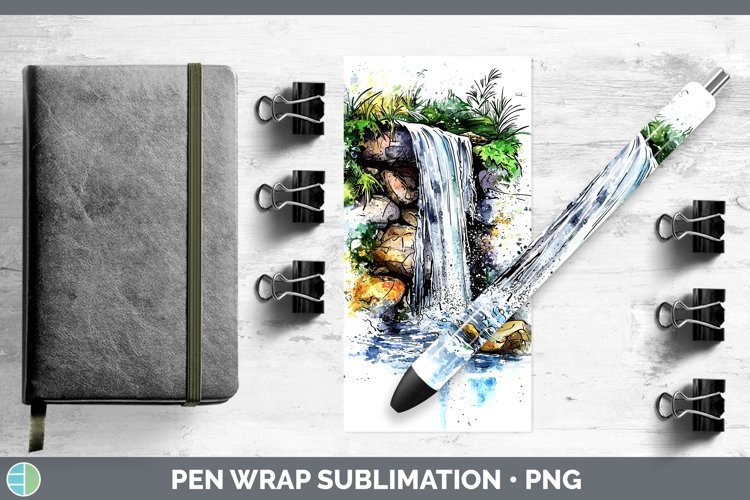 GorgeousWatercolor Pen Wrap design.