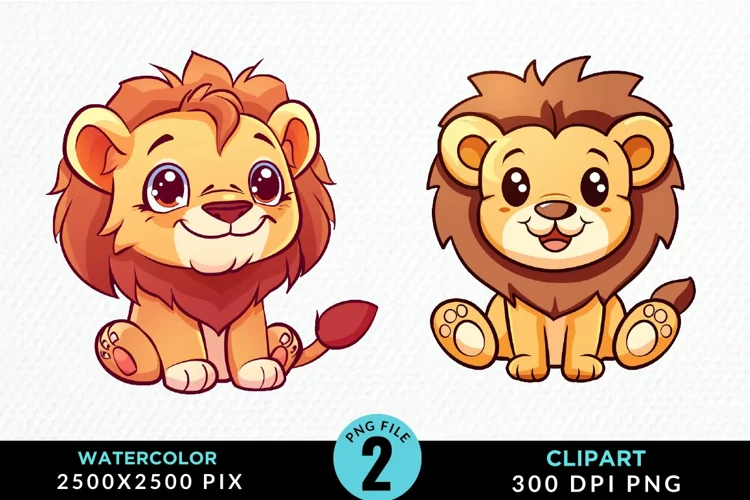 Watercolor Whimsical Vintage Animals Clipart