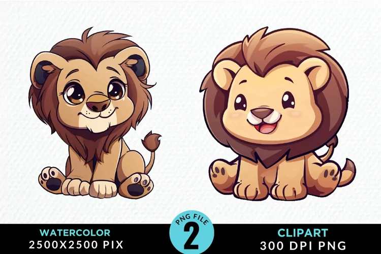 Watercolor Whimsical Vintage Animals Clipart