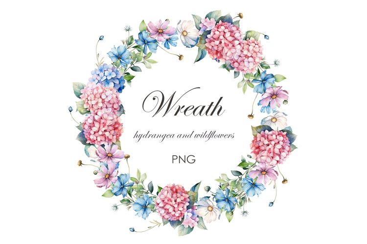 Floral Wreath Clipart Image 24