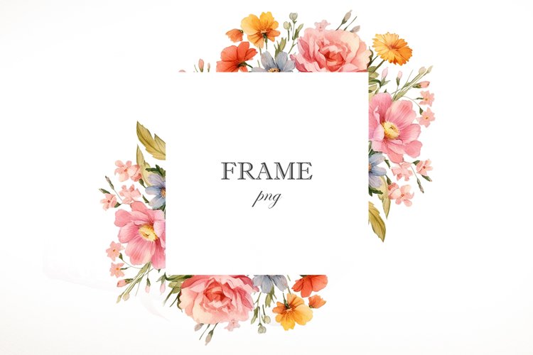 Flowers Border Clipart Image 19