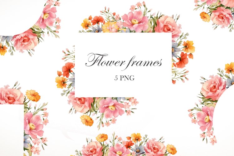 Flowers Border Clipart Image 20