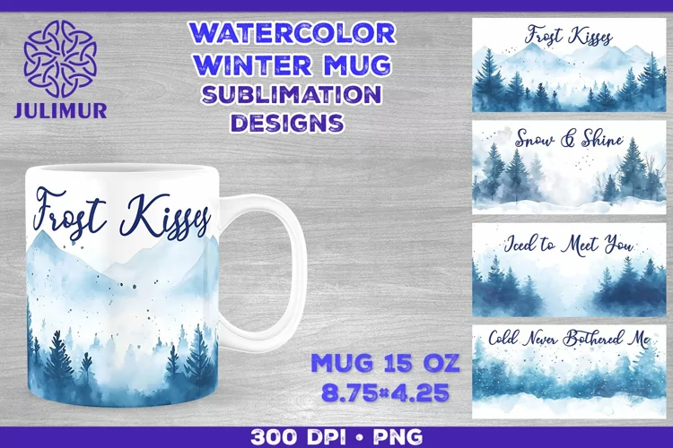 Cozy Winter Quote Mug Sublimation Design