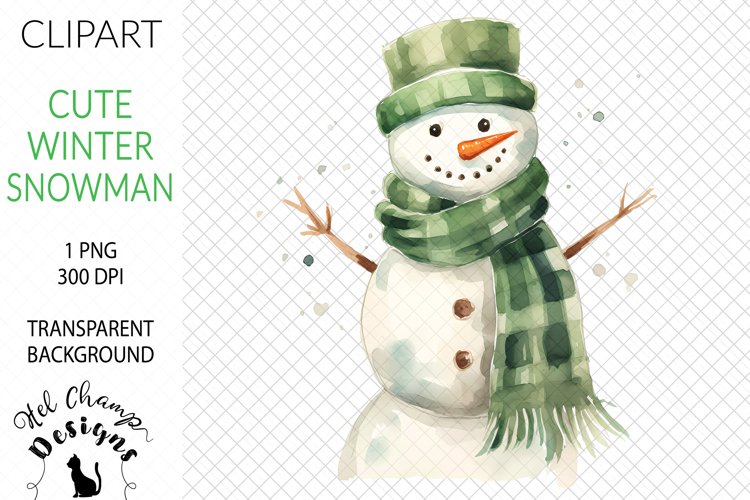 Winter Watercolor Clipart Image 13
