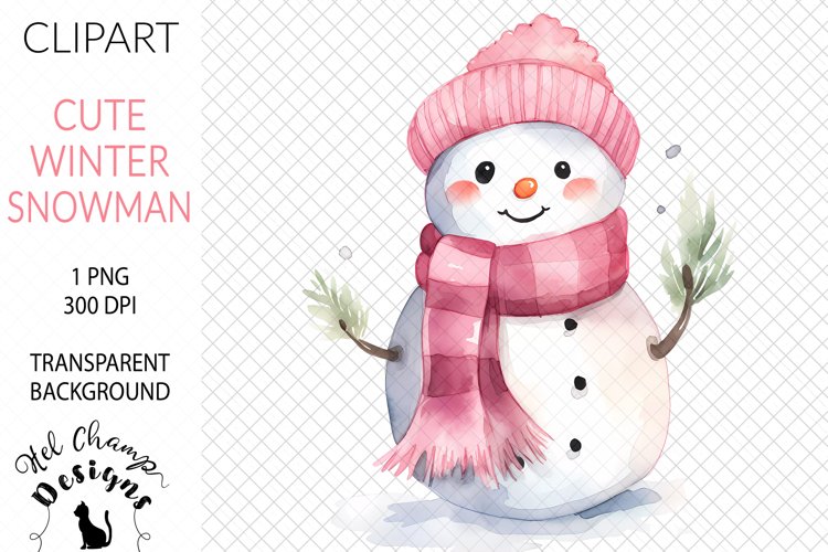 Winter Watercolor Clipart Image 12