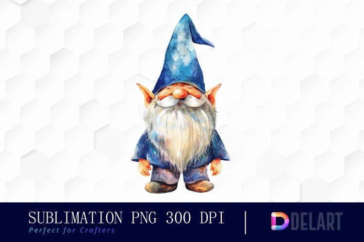 Wizard Gnome Sublimation PNG Clipart