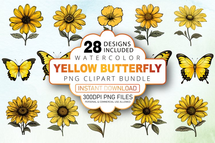 Yellow Butterfly Png Image 20