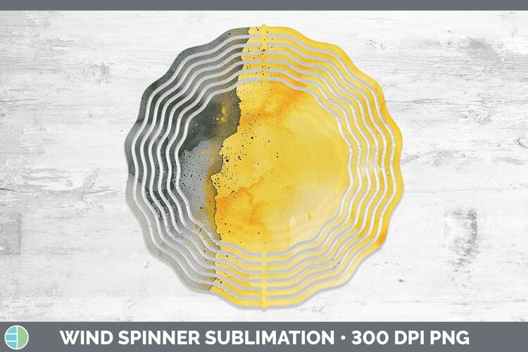 GorgeousWatercolor Wind Spinner design.