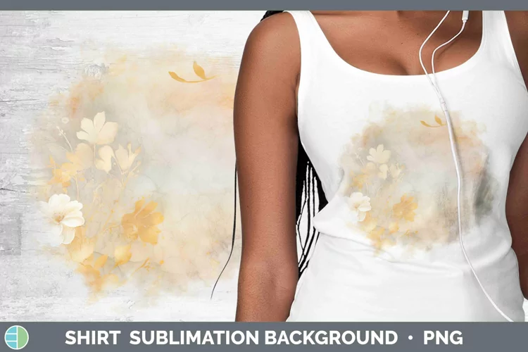 Watercolor Yellow Shirt Sublimation Sublimation Background D