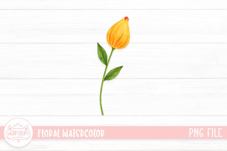 Floral Watercolor Illustration, Flower Watercolor Decoration example image 1