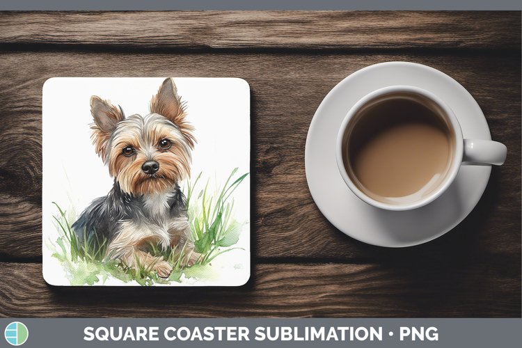 GorgeousWatercolor Square Coaster design.
