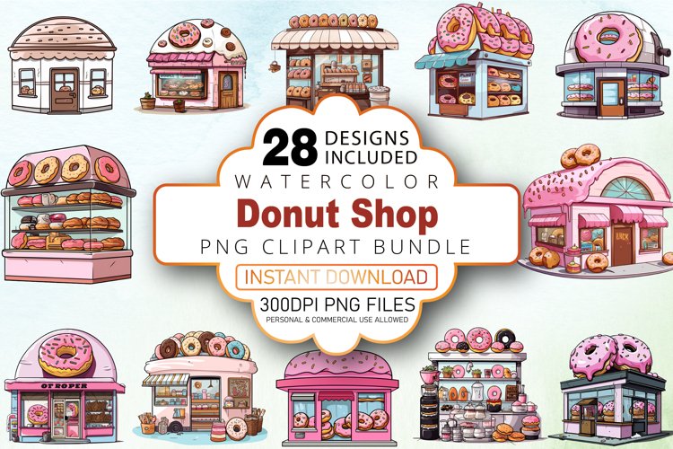Donut Clipart Image 11