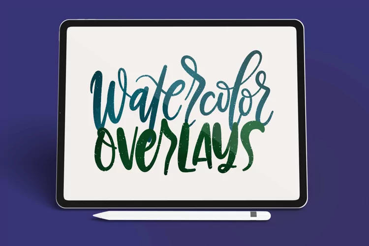 Procreate Watercolor Patterns Pack -Works with any brush!