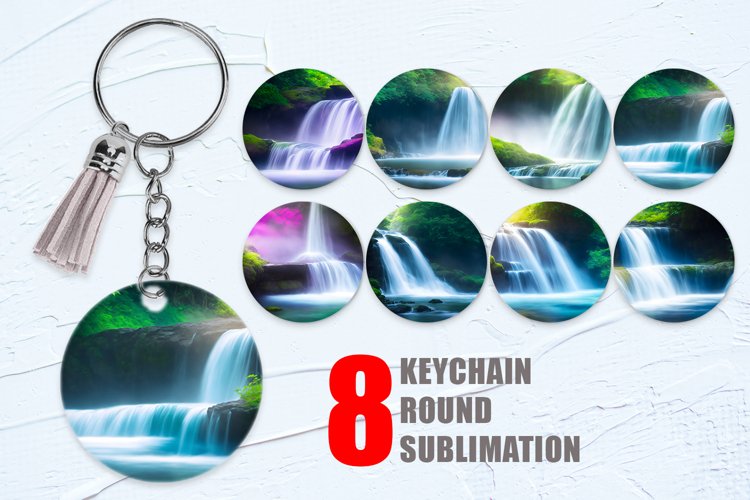 Keychain Waterfall Background | Keyring