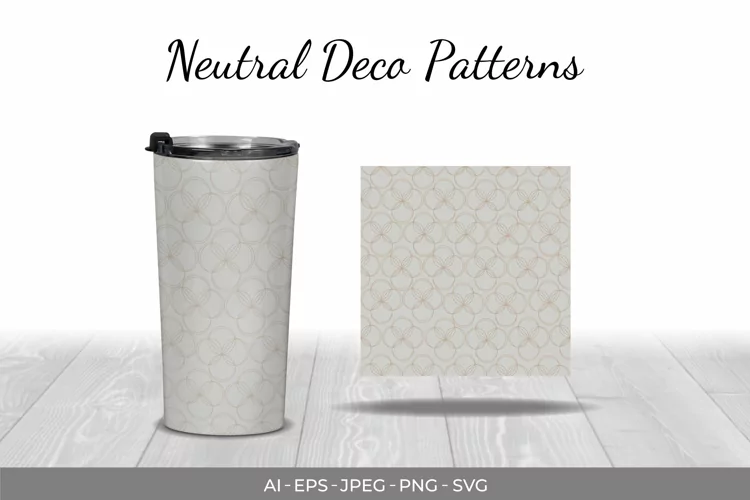 Neutral Deco Digital Paper