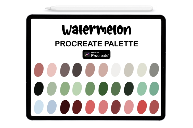 Watermelon Procreate Palette - Procreate Color Palette