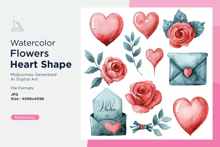 Flowers Heart Shape Romantic Reverie A Valentine's Day Journ