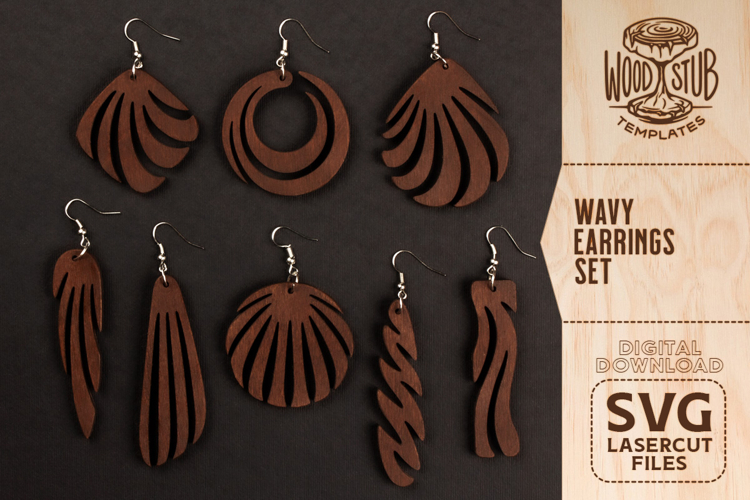 Glowforge Earrings