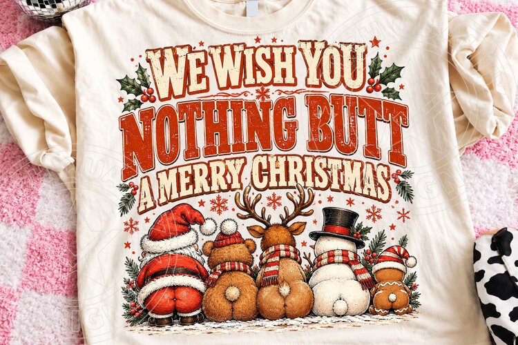 We Wish You Nothing But a Merry Christmas PNG example image 1