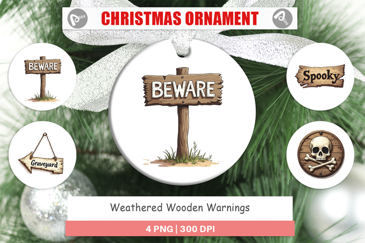 Christmas Ornament Sublimation Designs Image 17