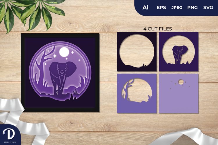 Cricut Elephant Svg Image 3