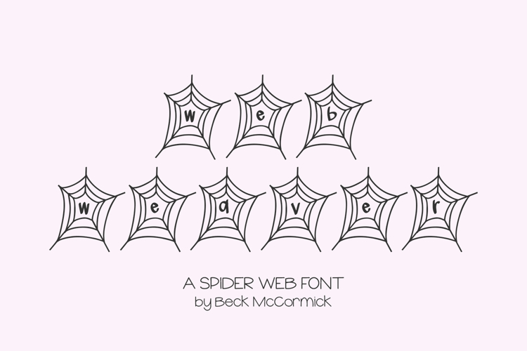 Web Weaver Font