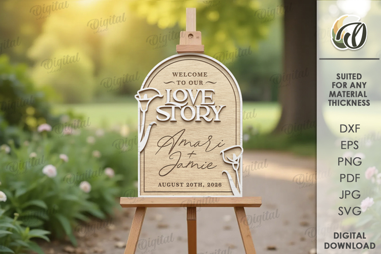  Wedding Welcome Sign Image 8