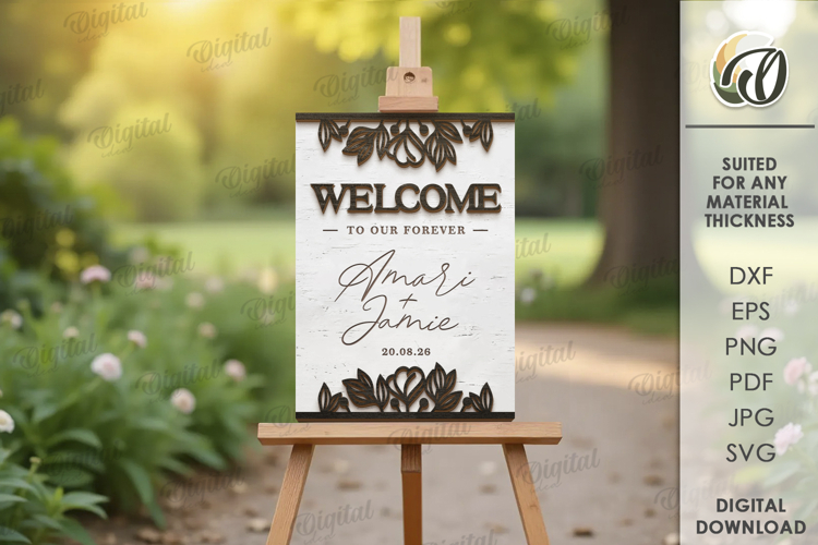  Wedding Welcome Sign Image 5