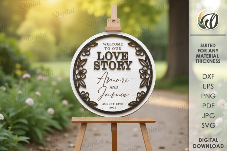  Wedding Welcome Sign Image 4
