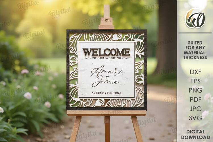  Wedding Welcome Sign Image 3