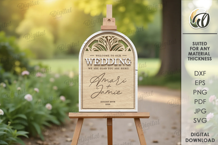  Wedding Welcome Sign Image 2