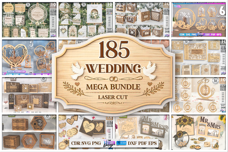 Rustic Wedding SVGs Image 5
