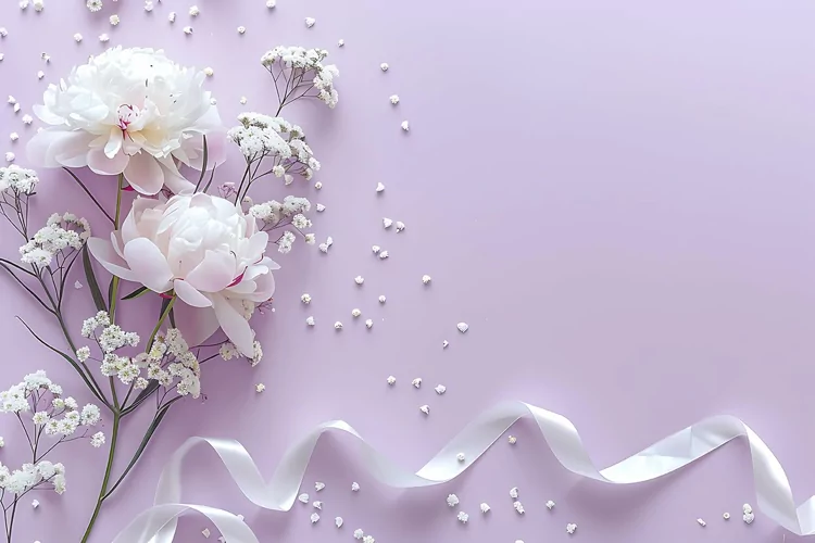 Minimalist Wedding Mockup. Wedding flat lay mockup backdrop